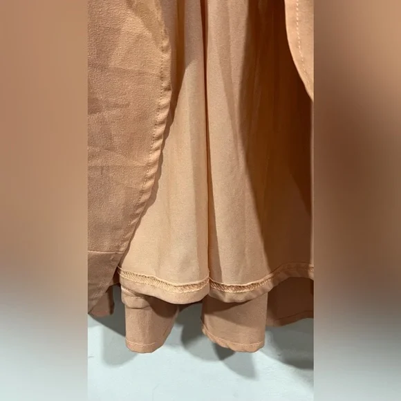 Forever 21 Peach Lace Dress with sheer lining underneath. - Picture 7 of 7